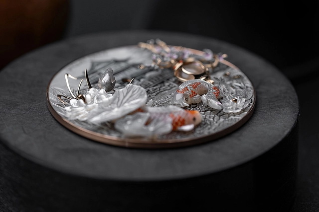 Jaquet Droz Petite Heure Minute Japanese Garden, Seite