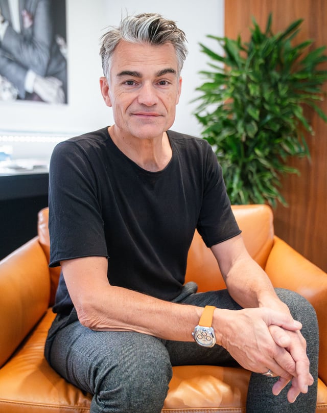 Designer Marcus Eilinger bei Robot