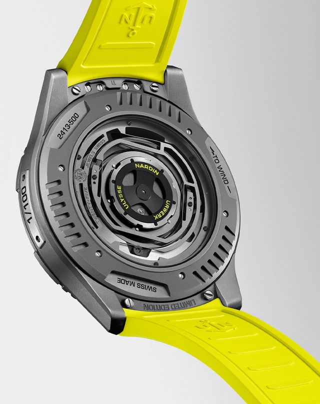 Ulysse Nardin – UR-Freak, Luxusuhr mit Kautschukband und Automatikwerk