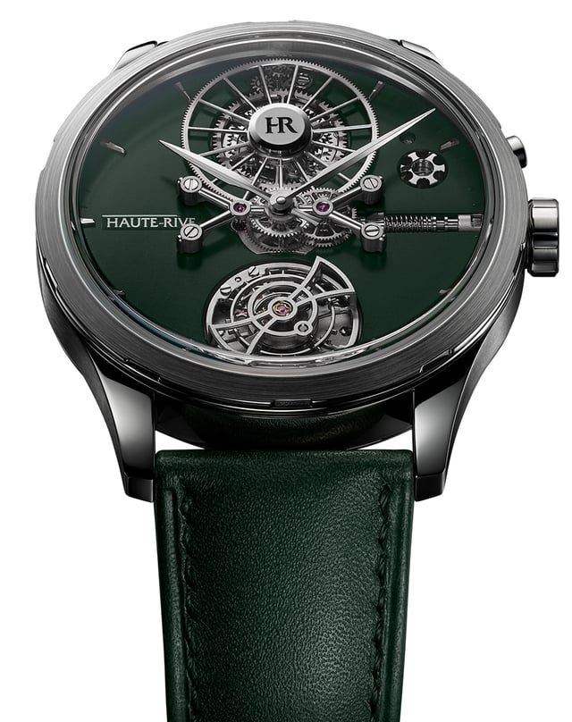 Haute-Rive Honoris Strato, Edelstahluhr mit Manufakturkaliber und Tourbillon