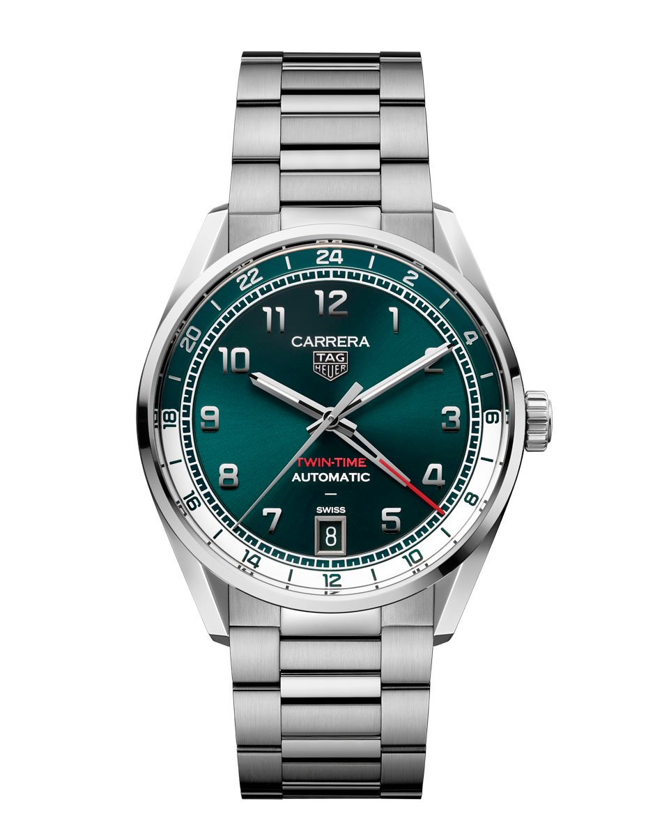 TAG Heuer: Carrera Date Twin-Time Front