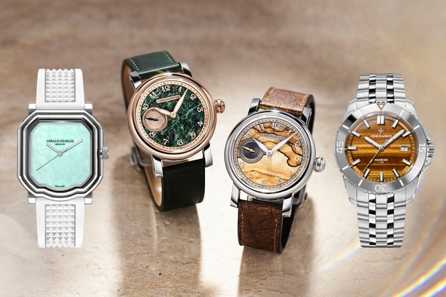 Uhren mit Steinzifferblättern: Venezianico, Chronoswiss und Gerald Charles