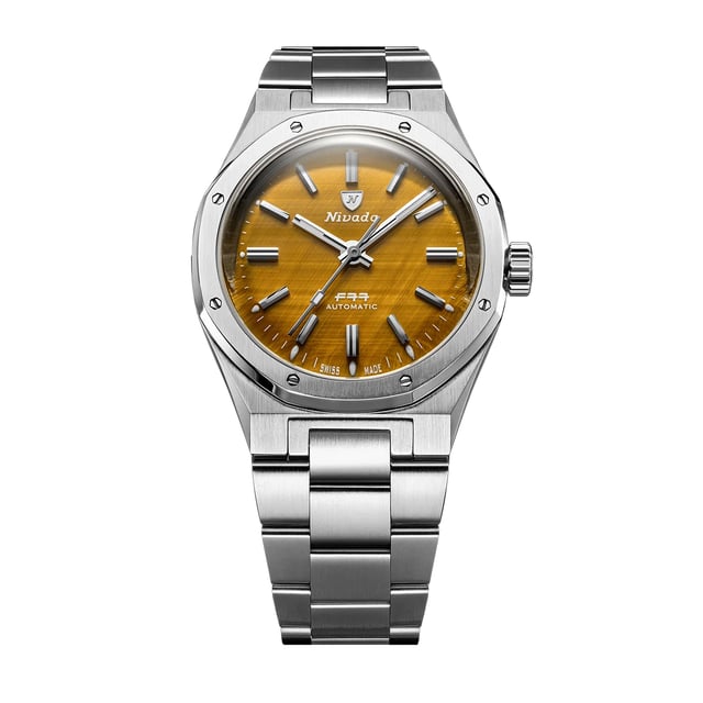 Nivada Grenchen F77 MK2 Tiger Eye