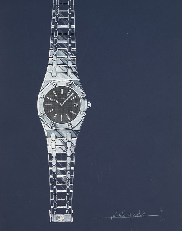 Die Royal Oak von Audemars Piguet ist im Vergleich deutlich kantiger und auch etwas sportlicher gestaltet.