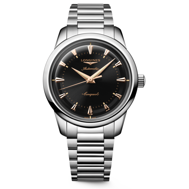 Longines Conquest Heritage, Referenz L1.650.4.52.6, Automatik Uhr, Ø 40.00 mm, Edelstahl