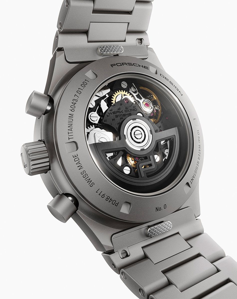 Porsche Design – Chronograph 1 All Titanium, Titanuhr mit Automatikwerk und Chronographen-Komplikation