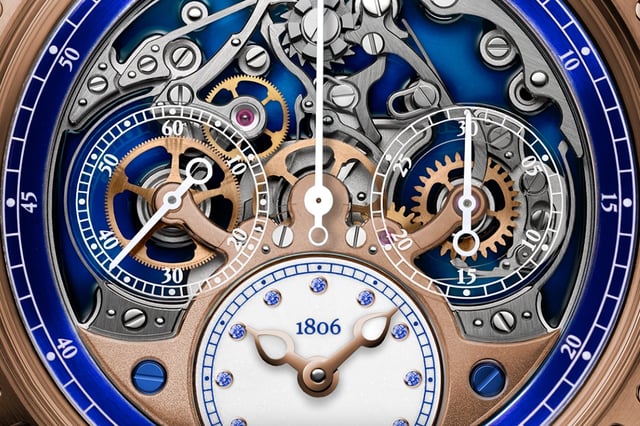 Deatil, zifferblatt der Louis Moinet Memoris Diamonds