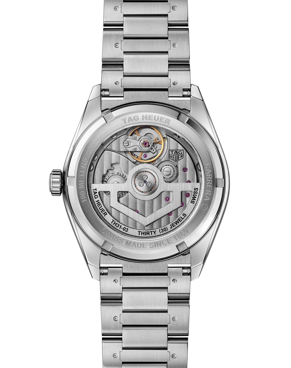 In der Carrera Date Twin-Time tickt das Automatikkaliber TH31-03.