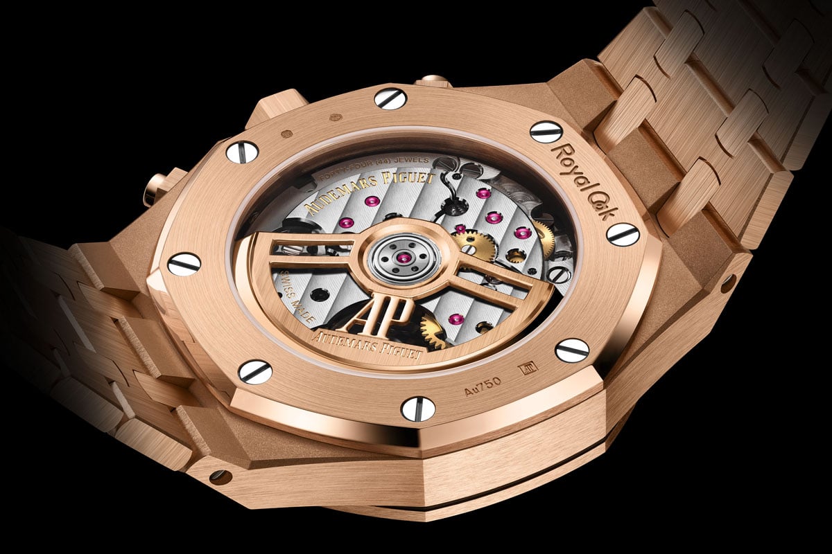 Audemars Piguet: Royal Oak Chronograph Automatik 38 mm Roségold Boden