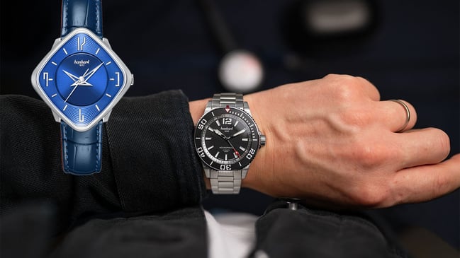 Hanhart: Neuheiten Aquasphere Black und Square by Square