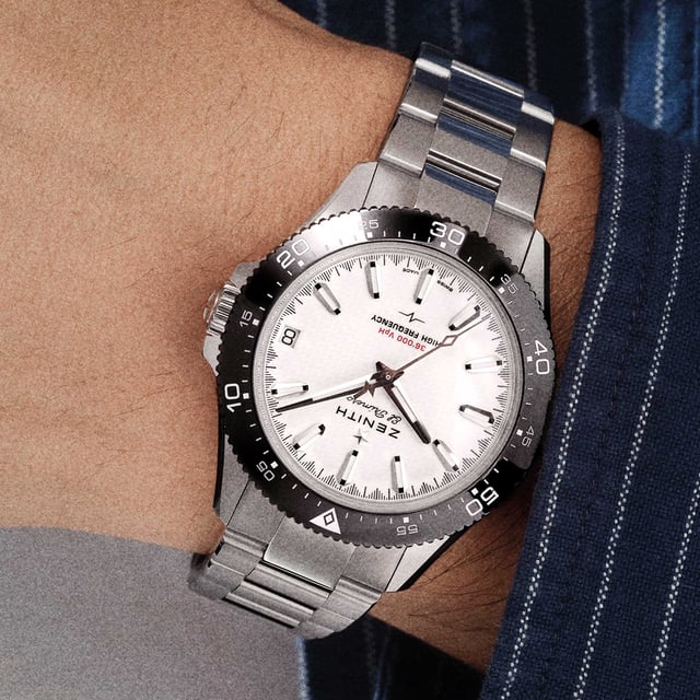 Zenith Chronomaster Solo Sport, Uhr am Handgelenk