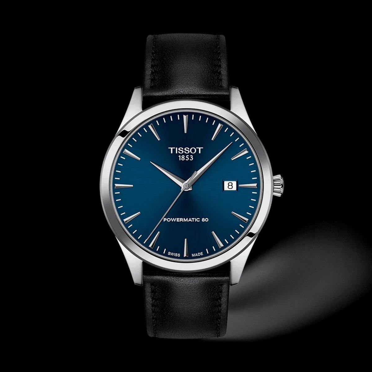 Tissot: Classic Dream Automatic Edelstahl mit blauem Zifferblatt