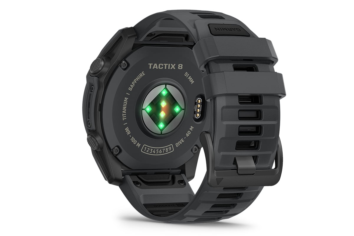 Garmin – Tactix 8 Cerakote, taktische Multisport-Smartwatch