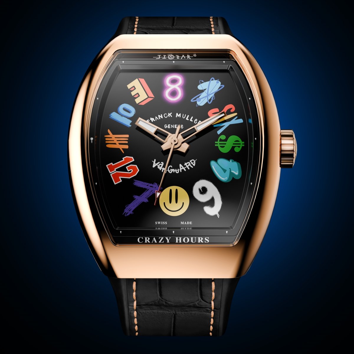 Front der Vanguard Crazy Hours Jisbar von Franck Muller