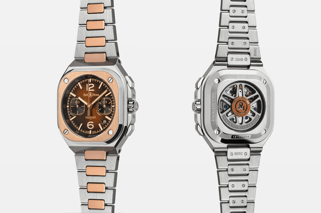 Front und Rückseite der Bell & Ross BR-05 CHRONO S.T DUPONT 
