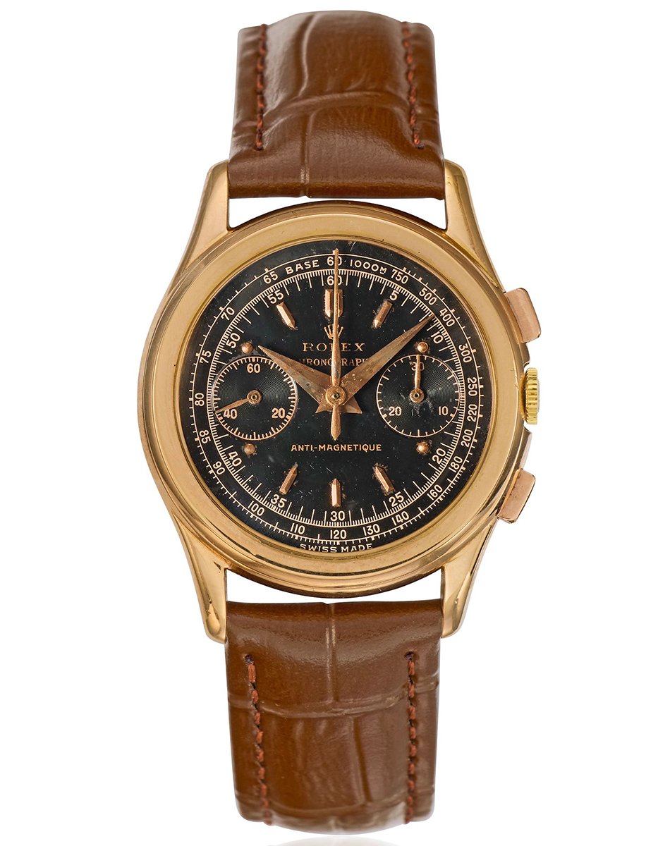 Rolex Piccolino Anti-Magnetique Ref. 3055 (ca. 1950), Chronograph