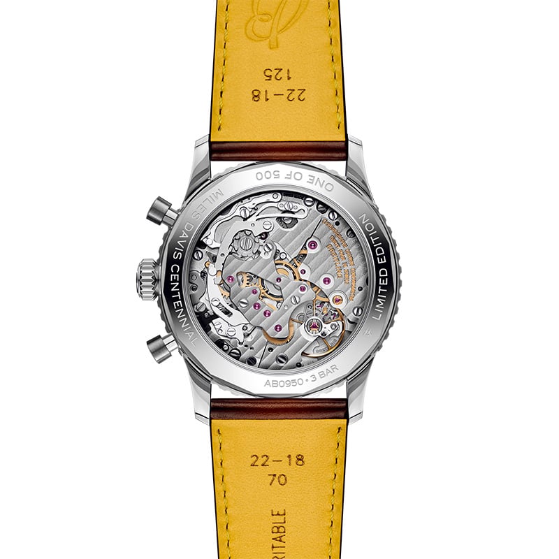 Breitling Navitimer B09 Chronograph 41 Tribute to Miles Davis: Gehäuseboden