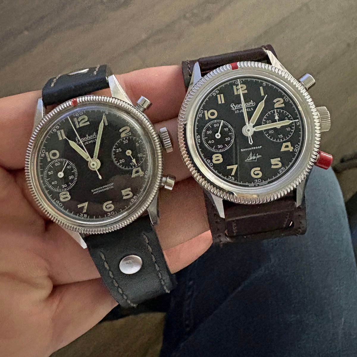 Vergleich: Hanhart-historische-417ES-und-417ES-Steve-McQueen