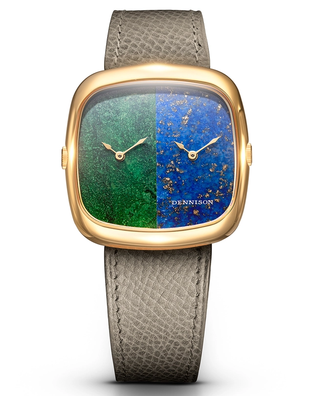 Dennison – ALD Dual Time, Dresswatch mit Steinzifferblatt