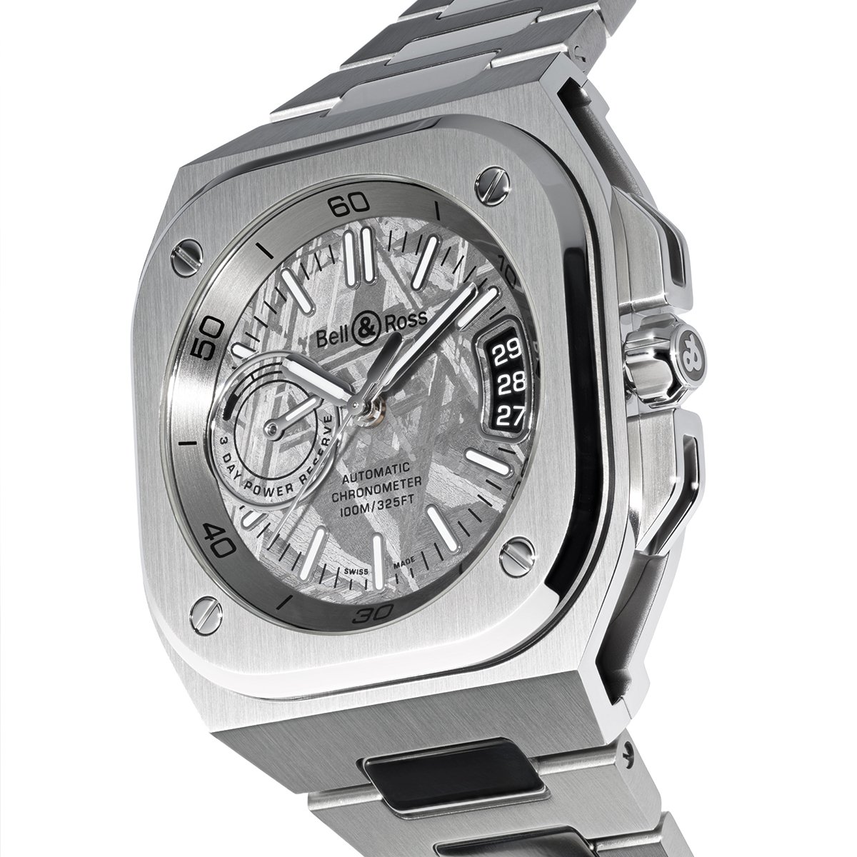 Bell & Ross BR-X5 Meteorite, Edelstahluhr