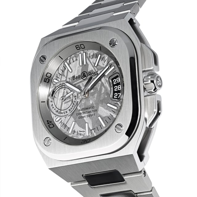 Bell & Ross BR-X5 Meteorite, Edelstahluhr