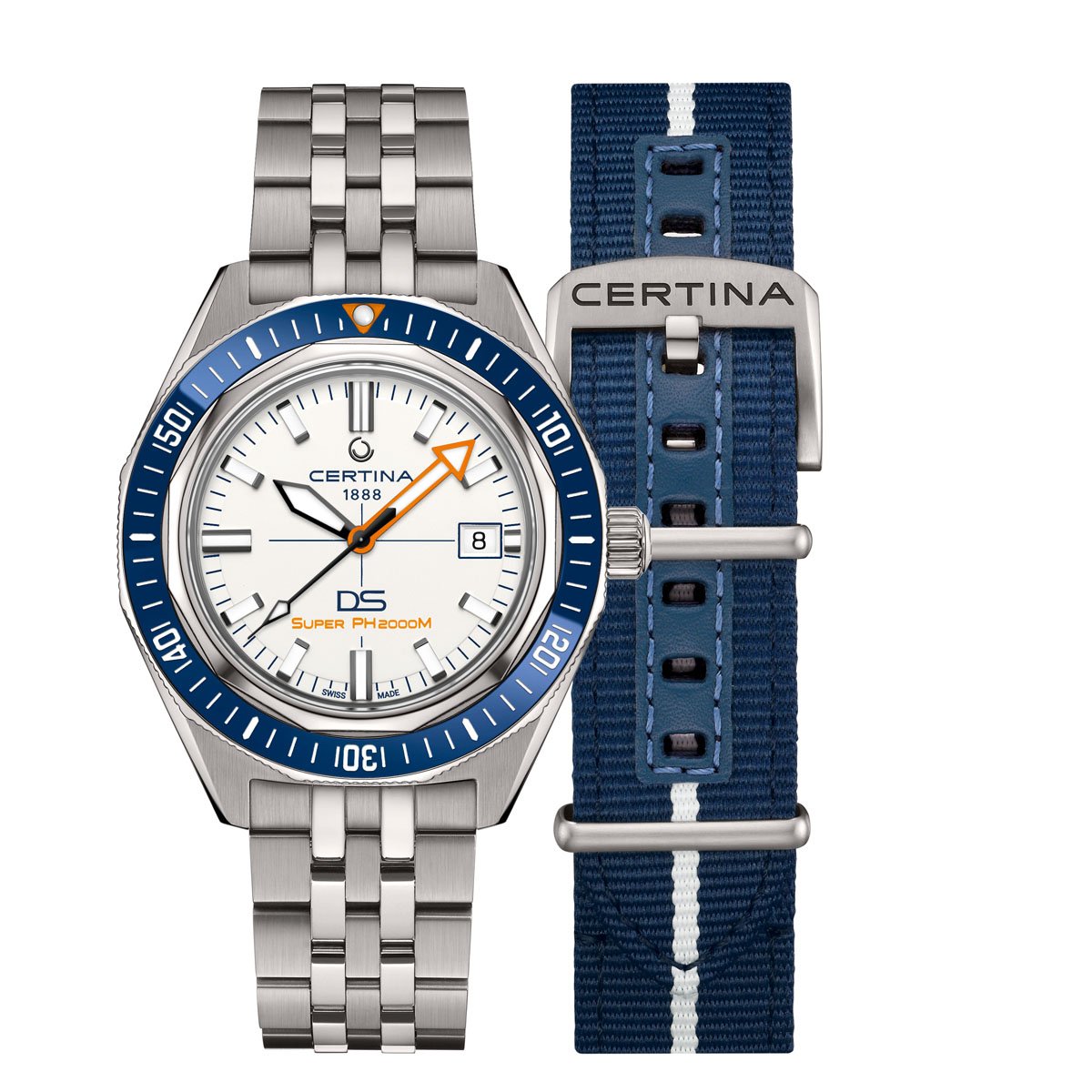 Certina-DS-Super-PH2000M-weiss-blau