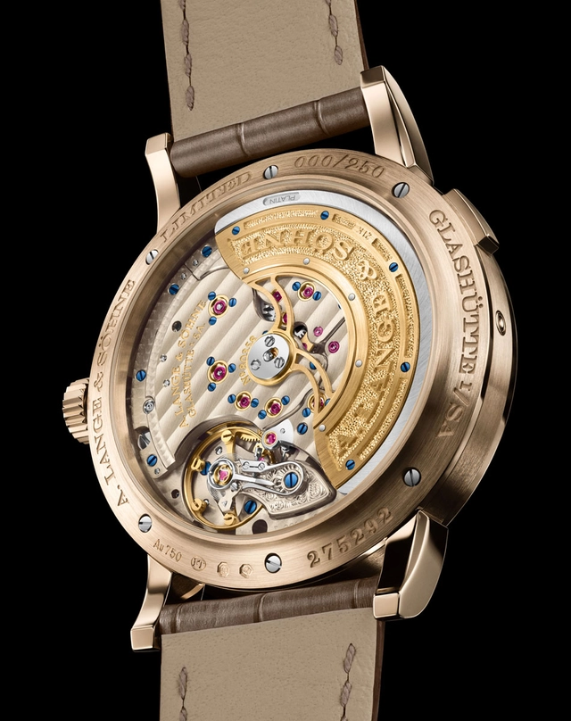 A. Lange & Söhne: Lange 1 Daymatic Honeygold Boden