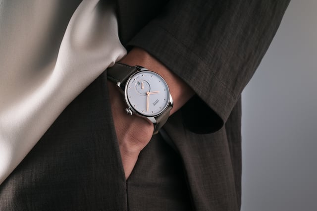 die Union Glashütte Seris Kleine Sekunde am Handgelenk