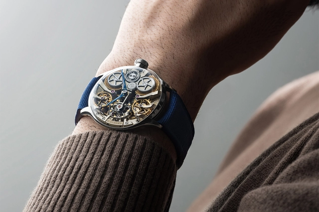 Bernhard Lederer – Inverto Titanium 39 mm, Luxusuhr mit Handaufzugskaliber