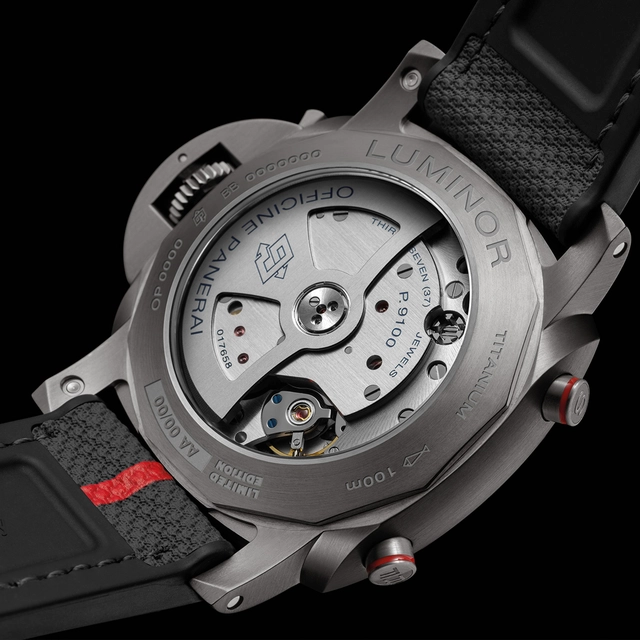 Panerai Luminor Chrono Flyback Luna Rossa, Referenz PAM01654, Kaliber P.9100