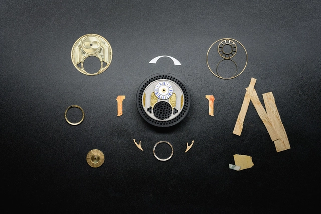 Montblanc Star Legacy Suspended Exo Tourbillon Château de Versailles Einzelteile