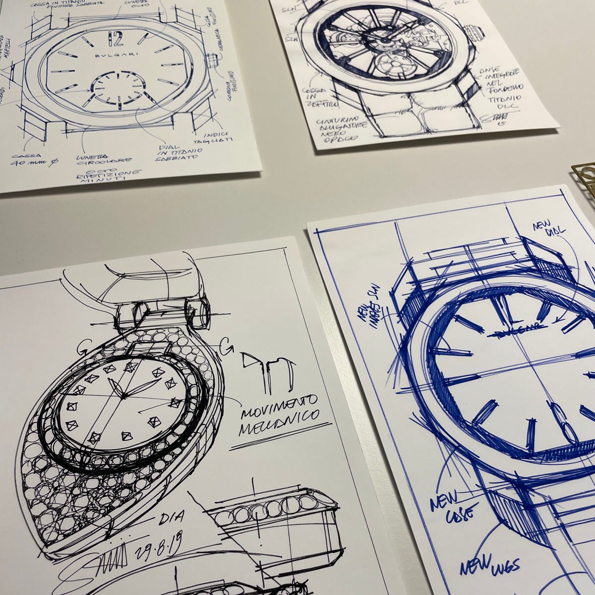 WatchTime-Leserreise Genf 2026: Bulgari Le Sentier Zeichnungen