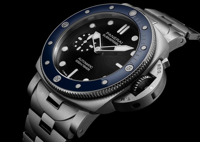 Panerai – Submersible PAM01756, Taucheruhr mit Automatikkaliber und Metallband