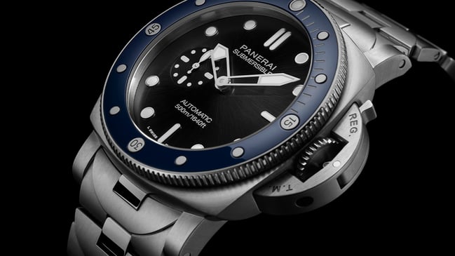 Panerai – Submersible PAM01756, Taucheruhr mit Automatikkaliber und Metallband