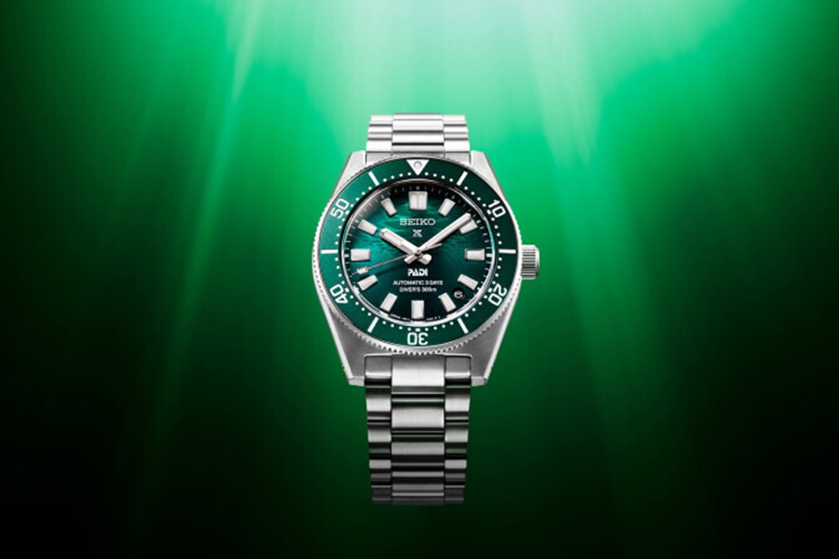 Seiko 1965 Heritage Automatic Diver‘s Padi Special Edition SPB501J1 im grünen Wasser