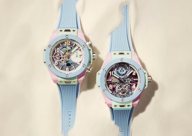 Die hublot BIG BANG MULTI COLORED CERAMIC 42MM AND 44MM 