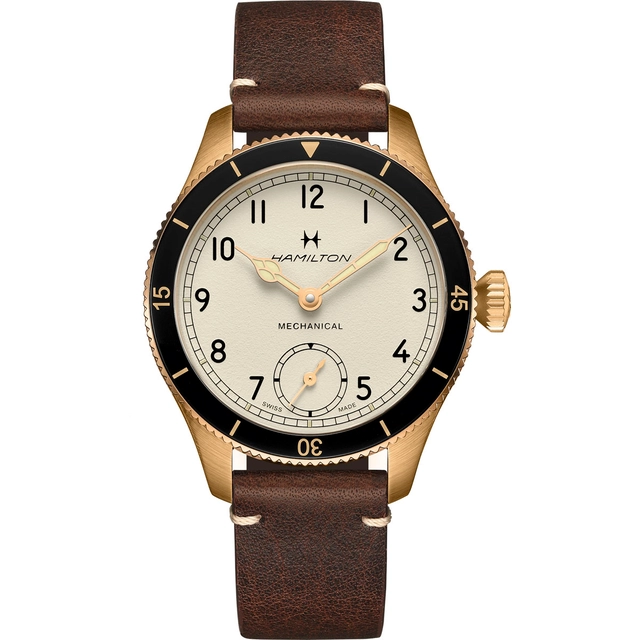 Hamilton Khaki Aviation Pilot Pioneer Mechanical 43 mm Bronze von vorn