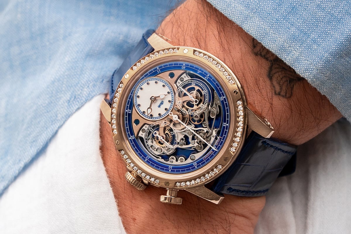 Die Louis Moinet Memoris Diamonds mit Rotgold