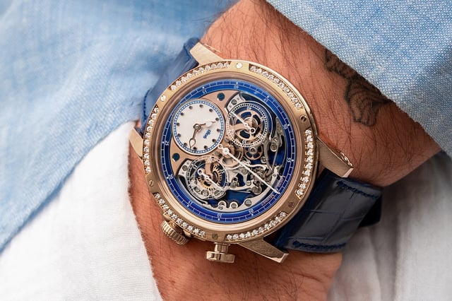 Die Louis Moinet Memoris Diamonds mit Rotgold