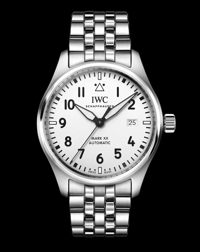 IWC: Mark XX mit weißem Zifferblatt und Lanzenzeigern