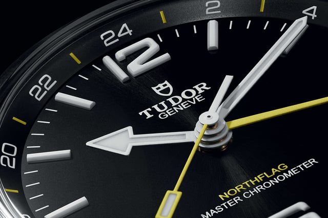 Tudor Northflag 9140G1A0U, Zifferblattdetail 