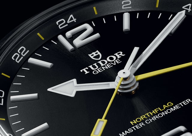 Tudor Northflag 9140G1A0U, Zifferblattdetail 