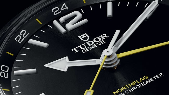 Tudor Northflag 9140G1A0U, Zifferblattdetail 