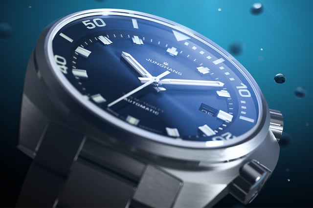 Junghans – Aquaris, Taucheruhr aus Edelstahl