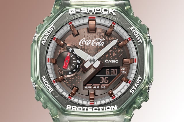 G-Shock und Coca-Cola – Referenz GA-2100CC-3A