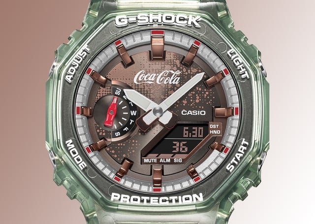 G-Shock und Coca-Cola – Referenz GA-2100CC-3A