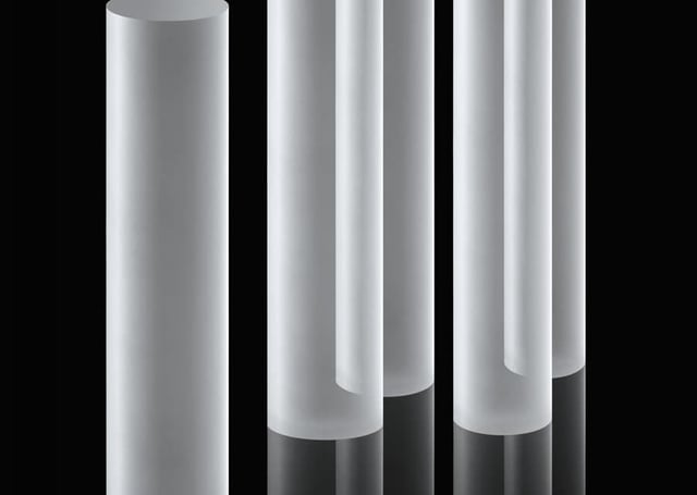 Saphirglas in Zylinderform