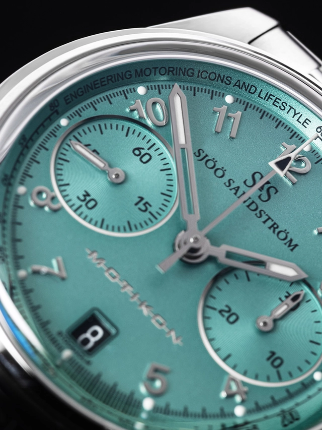 Sandstroem_Royal_Steel_Chronograph_Motikon_Detail Tachymeterskala