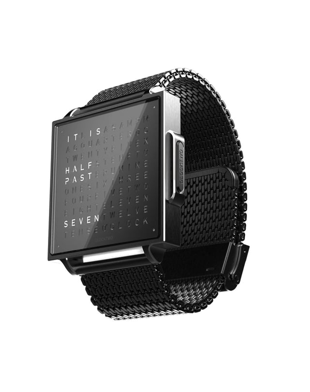 Red Dot 2026: Qlocktwo W Black Steel