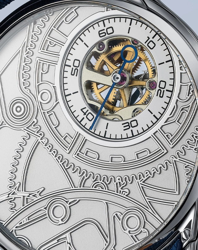 Bernhard Lederer – Inverto Titanium 39 mm, Luxusuhr mit Handaufzugskaliber